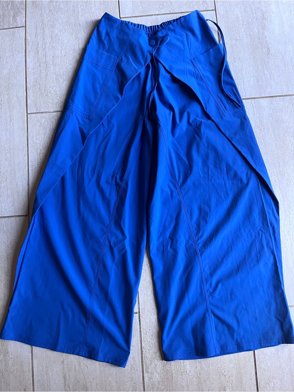 FP Movement Finish Line Pants Stellar Blue XS Wide Leg